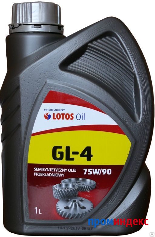 LOTOS SEMISYNTETIC GEAR OIL API GL-4 75W/90 1л