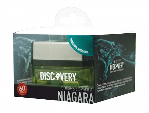 Ароматизатор на панель (банка) DISCOVERY NIAGARA (Водяные брызги) (1/5)