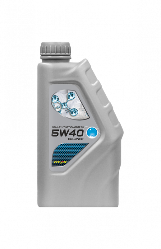 VITEX  масло моторное Balance 5w40 API SL/CF (п/синт) 1л (1/15)