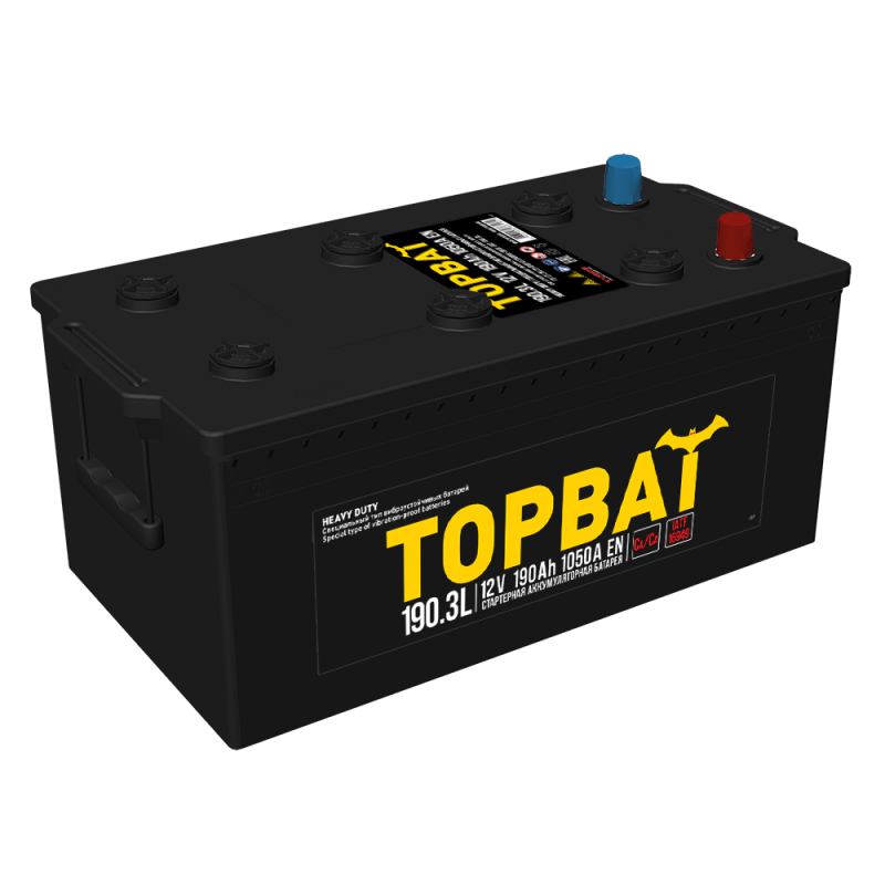 Аккум. TOPBAT 6СТ-190.3L обр. 1050А (+ слева)  (513*225*218)