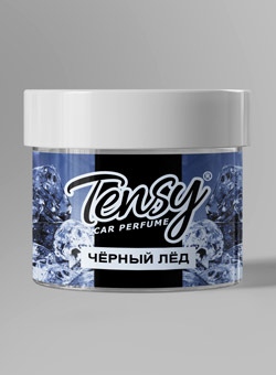 Ароматизатор Банка с гелем (Черный лед) "Tensy" (1/40)
