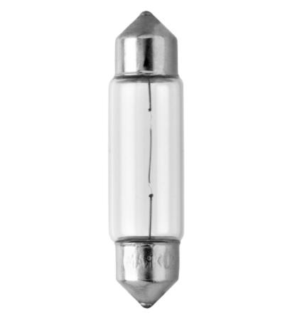 Лампа осв. салона и номер.знака  12V 5W (SV8.5/8) 36мм,   "Маяк УЛЬТРА" (1/10)
