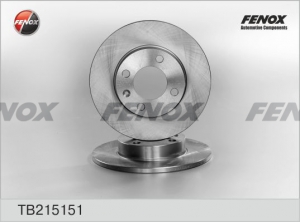 Диск тормозной AUDI 80, 78-86, VW Golf 74-91, Passat 73-96, Polo 81-01, (2шт. в уп.) FENOX