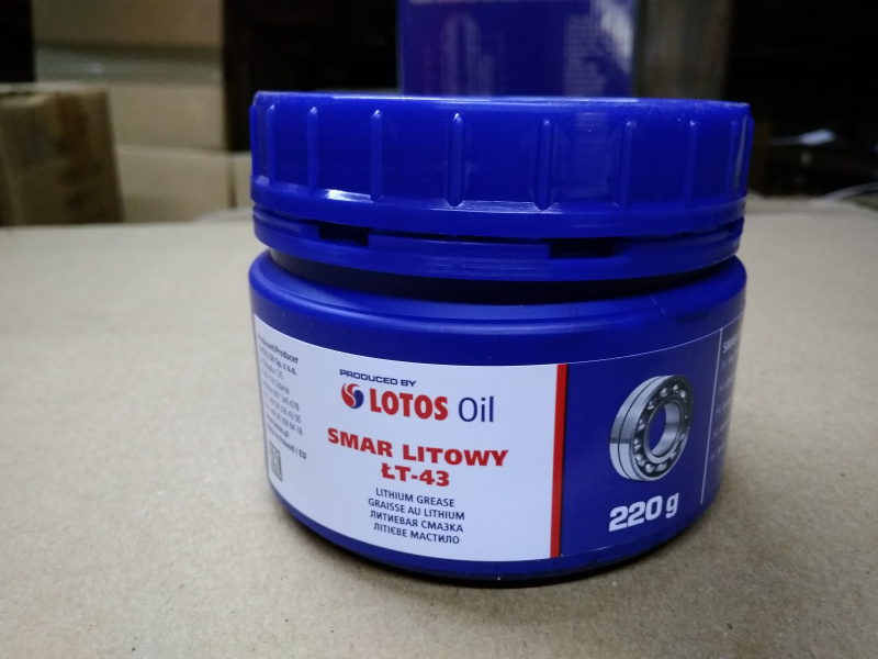 Смазка  LOTOS GREASE LT-43 (тюбик)  220 гр (1/12)