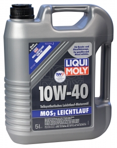 LIQUI MOLY  MОS2 Leichtlauf  10/40 (Молибден)  SL/CF (п/синт)  5л  (1/4)