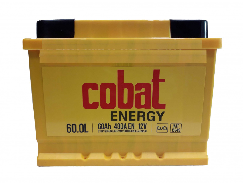 Аккум. COBAT 6СТ-60.0 L 480А евро  (242*175*190)