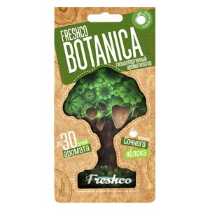 Ароматизатор подвесной (картон) BOTANICA (сочное яблоко) (1/40)