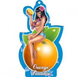 Ароматизатор подвесной (картон) BABIES "Orange Paradise"(апельсин) (1/5)