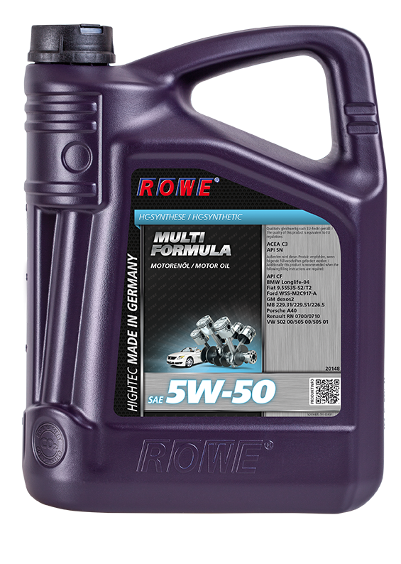ROWE HIGHTEC MULTI FORMULA SAE 5W-50 Синт. 5л