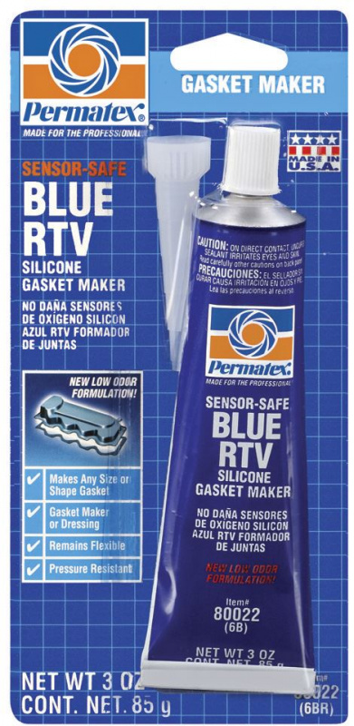 Герметик  RTV силикон (синий) 85гр.  Permаtex 80022 (1/12)
