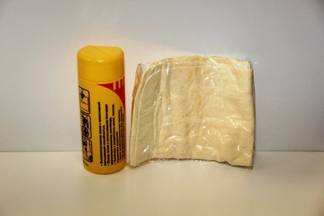 Салфетка замши (синт.) в тубе CLEAN CHAM (43 на 32см) (Китай) NEW