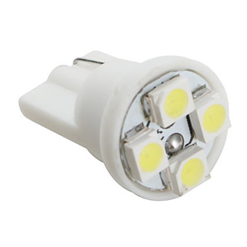 Светодиод для повор. и стоп сигн. 12V T10  W2.1*9.5D CONE WHITE (1/10)