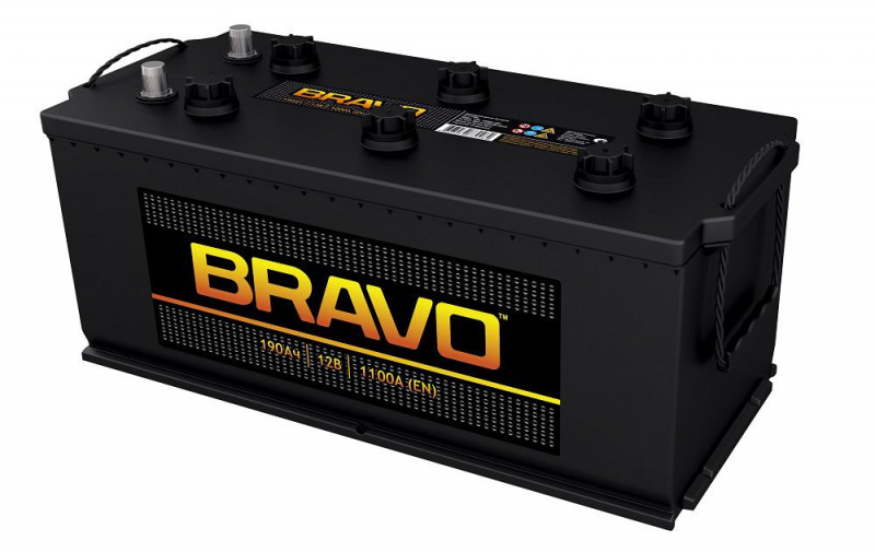 Аккум. BRAVO 190 а/ч 1100А (зал) плюс право (513*224,5*220)
