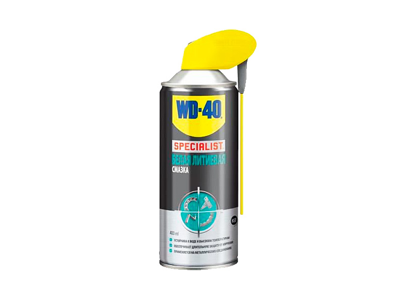 WD-40 SPECIALIST белая литивая смазка 400мл (1/12)