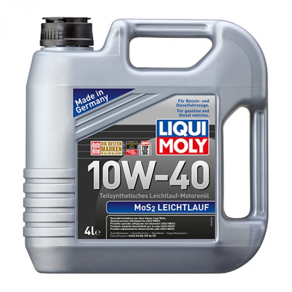 LIQUI MOLY  MOS2 Leichtlauf  10/40 (Молибден)  SL/CF (п/синт)  4л  (1/4)