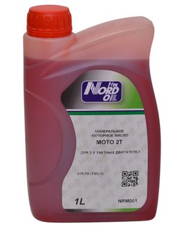 NORD OIL Масло моторное  2Т Moto 1л (1/18) п/с