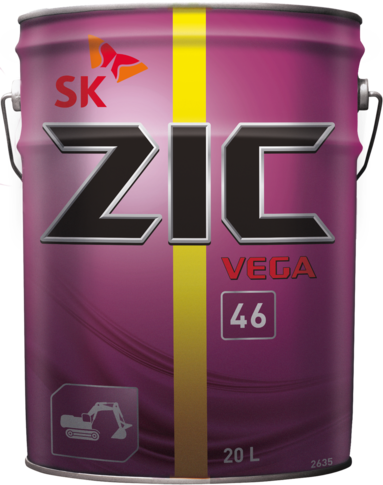ZIC  VEGA 46 (AW) гидравлическое масло  20л