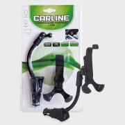 Держатель CAPLINE umg1-sb для телефона/навигатора в прикур. на длинной штанге с USB "AZARD" (1/1)