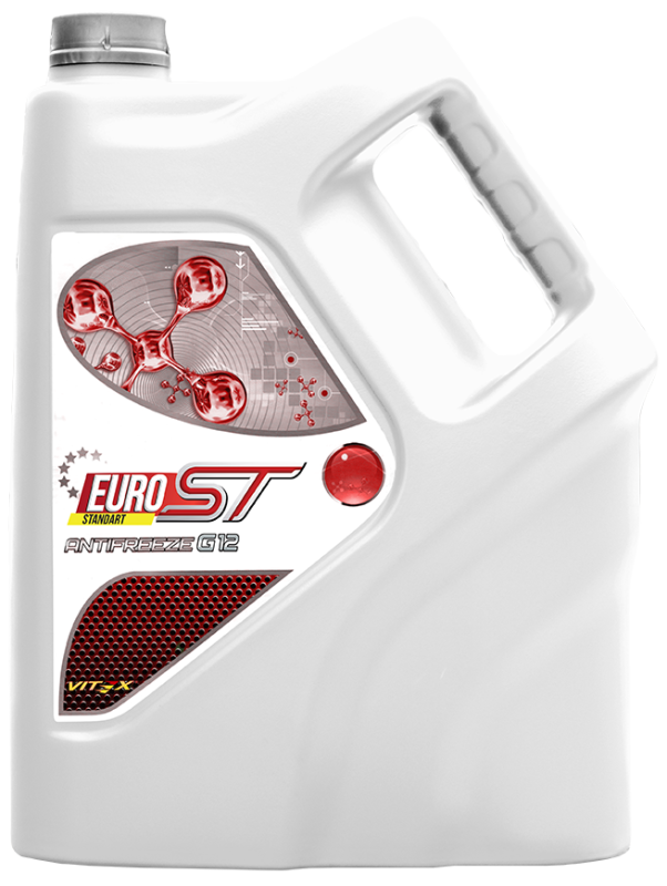 Антифриз VITEX  G12  EURO STANDART  (красный)  5 кг (1/4) 