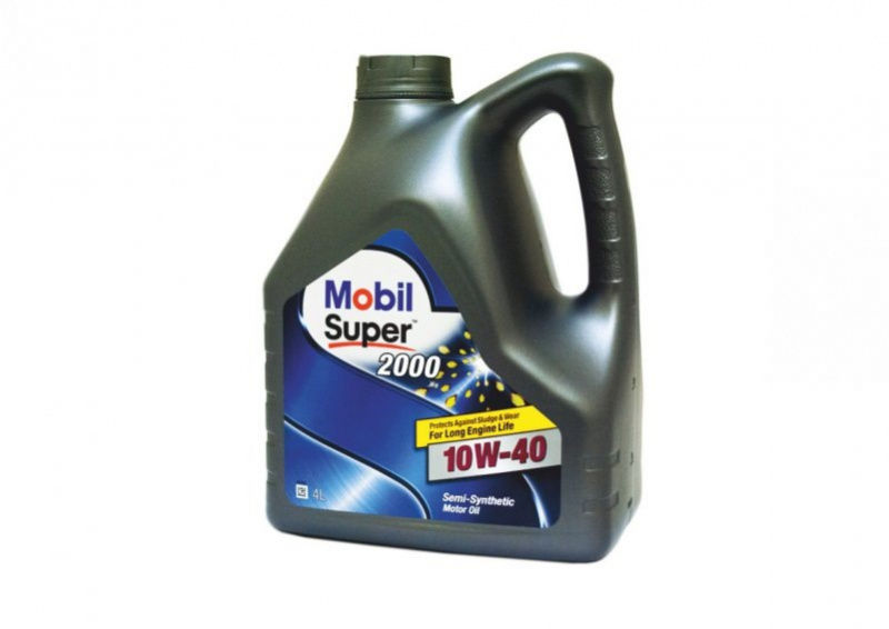 MOBIL SUPER 2000 Х1  10/40 SJ/SL/CF ( п/синт)  4л  (1/4) (Финляндия)