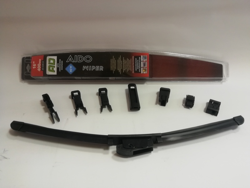 Щетка стеклоочистителя бескаркасная AIDO WIPER BLADE (блистер) 16 /400мм 