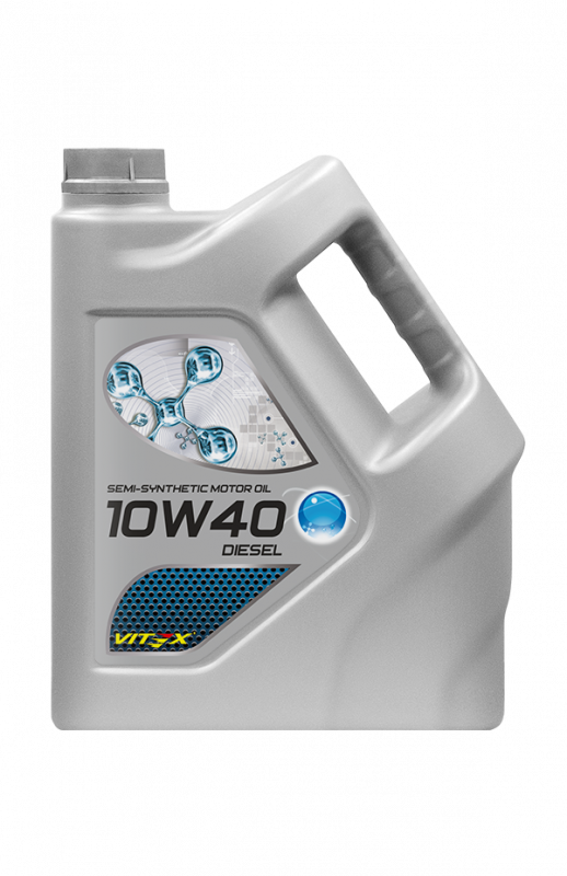 VITEX  масло моторное Diesel  10w40 API Cl-4 (п/синт)  5л (1/4) )))