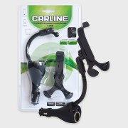 Держатель CAPLINE umg2-sb для телефона/навигатора в прикур. на длинной штанге с USB "AZARD"  (1/1)
