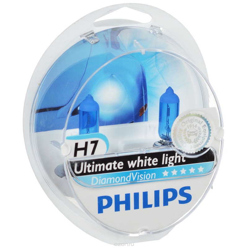 Лампа H7 12V 55W Px23d "PHILIPS"