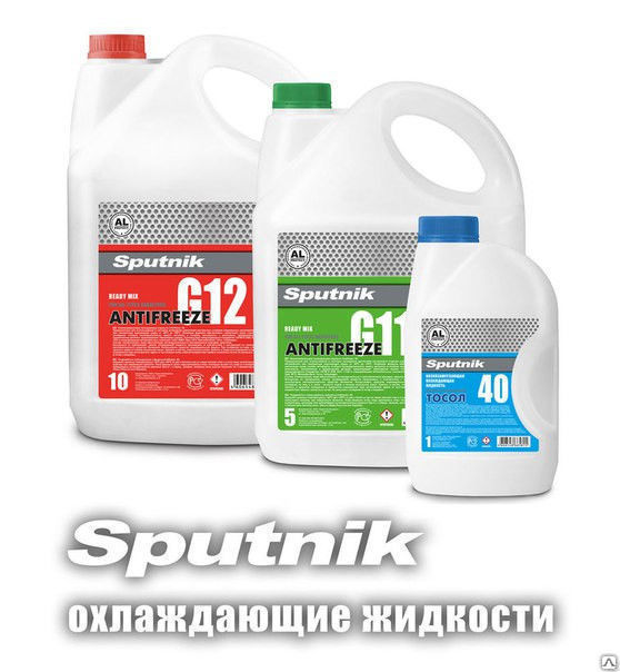 Антифриз -40 SPUTNIK G12 красный  5кг (1/4)