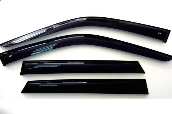 Дефлекторы "CORSAR" Lada Xray" 2016-н.в (хэтчбек) (накл.-скотч/к-т 4шт.)  "AZARD"   
