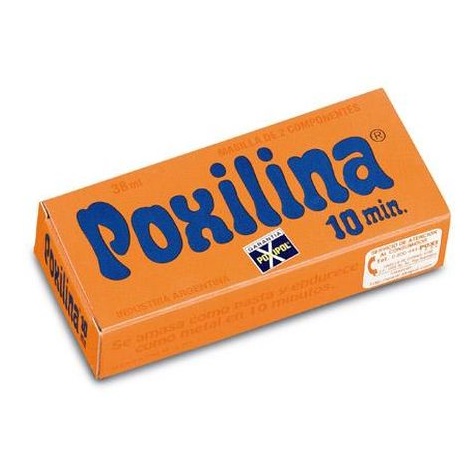 Клей-замазка эпоксидная двухкомпонентная "POXILINA"  70гр (1/12)
