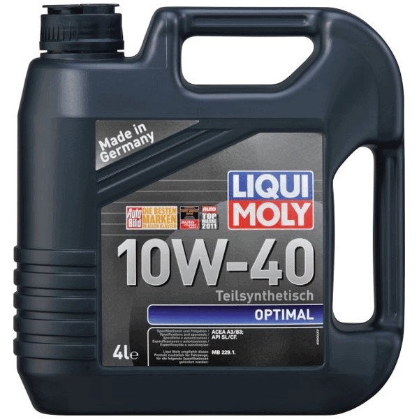 LIQUI MOLY  Optimal 10W40 ( п/синт)  4л  (1/4)