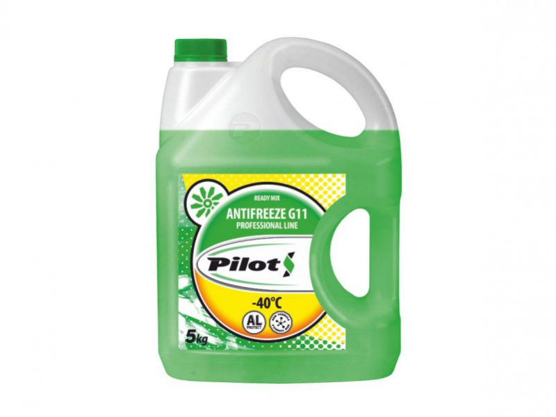 Антифриз PILOTS GREEN LINE(зеленый) 5кг.(1/4)  (пп)
