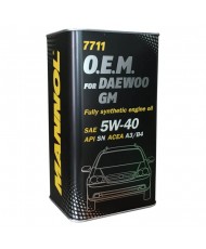 MANNOL O.E.M.(Daewoo .GM) 5/40 (синт.)( металл упаковка) 4л  (1/4)
