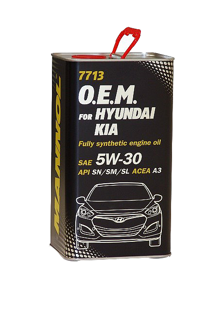 MANNOL O.E.M.(Hyundai.Kia) 5/30  (синт.)(металл упаковка)  4л  (1/4)