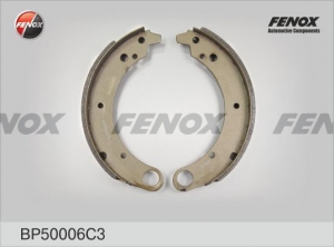Тормозные колодки барабанные задние ГАЗ 2410, 3110, 2 длин.+2 кор.  FENOX