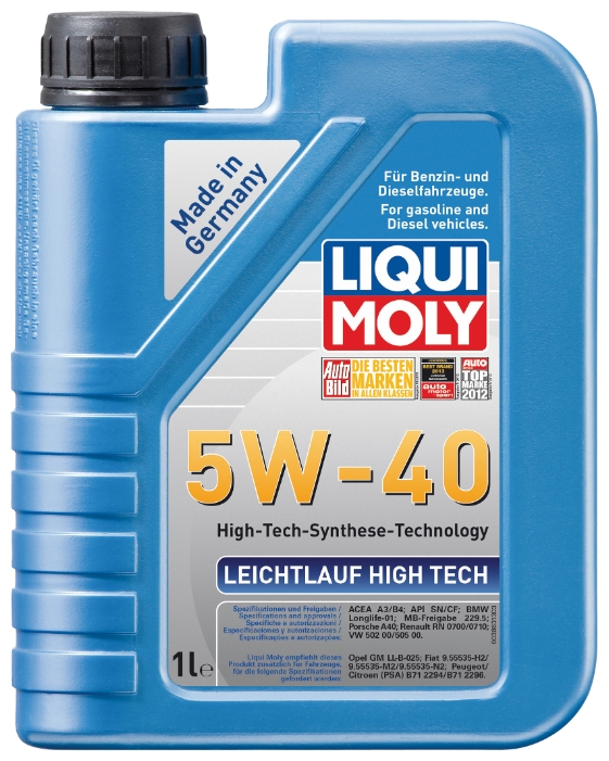 LIQUI MOLY  Leichtlauf  High Tech 5/40 (SN/CF) 1л (1/6)