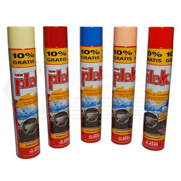 Полироль пластика PLAK Vaniglia (аэроз.) (ваниль) 750мл (1/24)