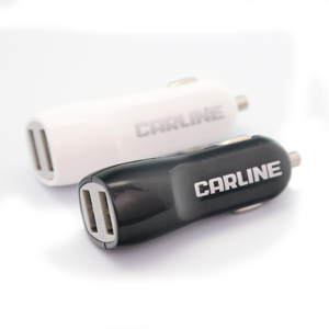 Адаптер автомобильный в  прикуриватель на 1гнездо USB"CARLINE" (белый)  "AZARD" (1/1)