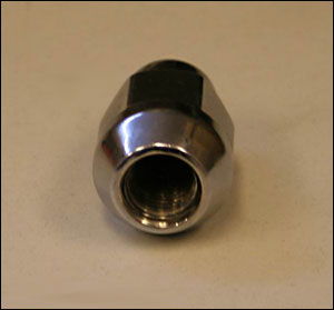 Гайка колёсная закрытая M12 х1,25 (прижим.поверхность конус/h 35мм/ключ 21мм)  
