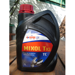 LOTOS MIXOL T(с) 2-ТАКТ (мото, гидро, сельхоз техника) (п/синт) API TC 1л