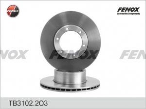 Диск тормозной ГАЗ 3302, вентил. (D=104мм, н/обр), (2шт. в уп.) FENOX